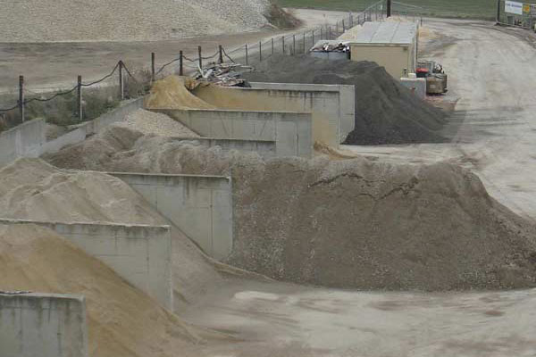 Sand, Schotter, Kies, Erde etc.